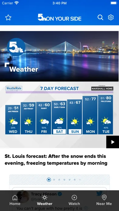 Captures d'écran de St. Louis News from KSDK