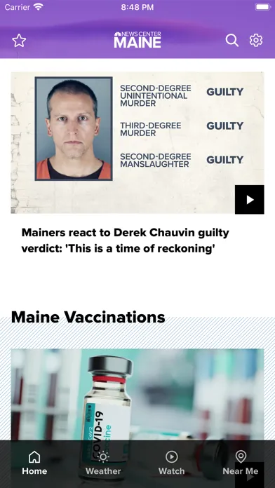 Screenshot di NEWS CENTER Maine