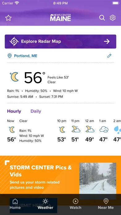 Screenshot di NEWS CENTER Maine