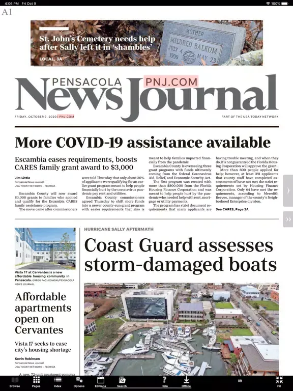 Pensacola NewsJournal eEdition iPad  Screenshots