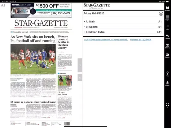 Star-Gazette eEdition iPad  Screenshots