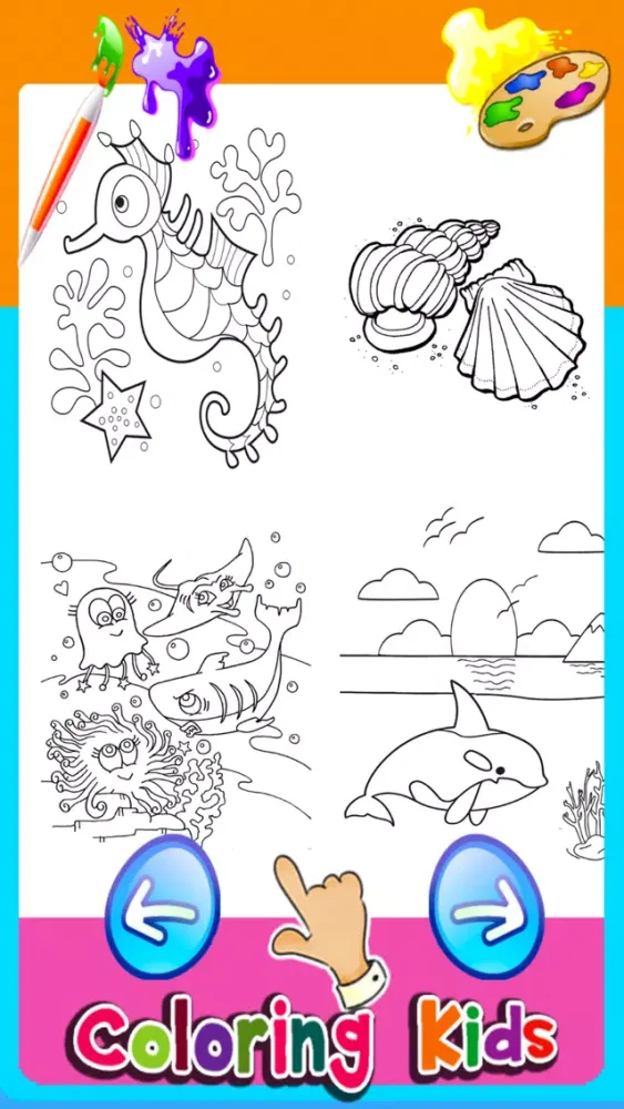 Ảnh chụp màn hình của Paint Kids Octopus Edition