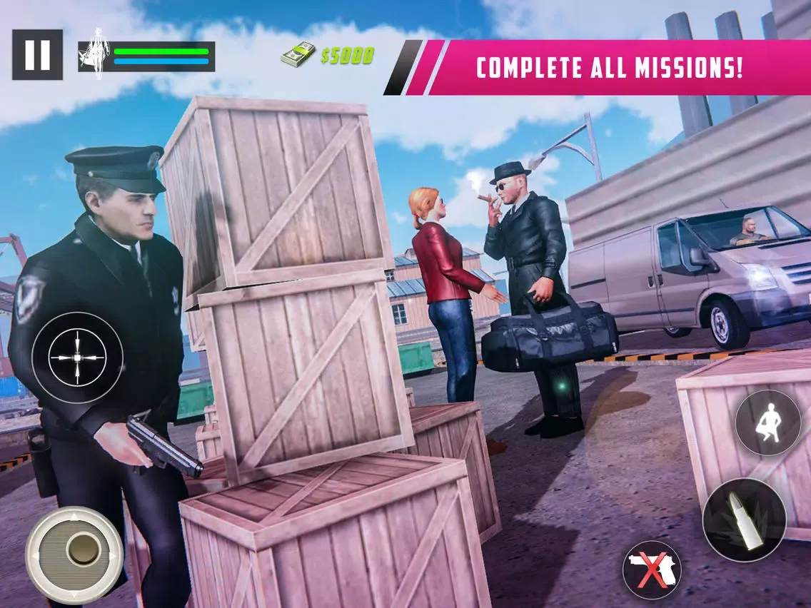 Auto Theft City - Guns Mission iPad  স্ক্রিনশট