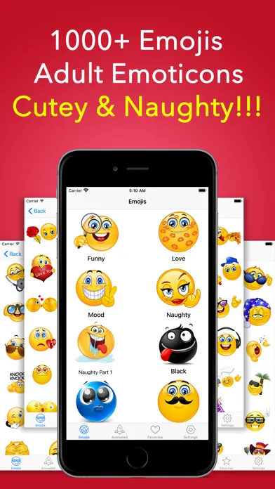 Captures d'écran de Adult Emoji Pro & Animated GIF