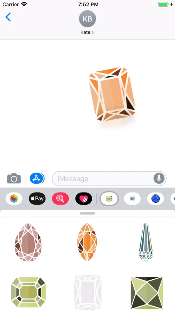 Vintage Diamond Stickers应用截图