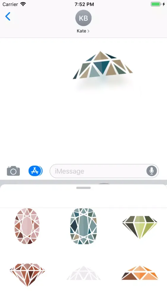 Vintage Diamond Stickers应用截图