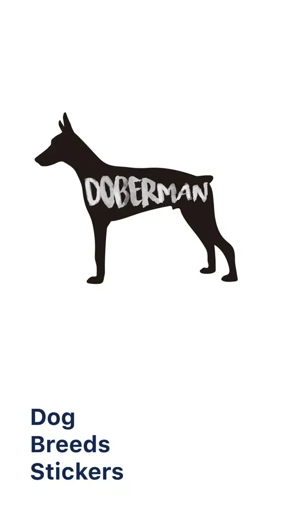 Capturas de pantalla de Dog Silhouettes Stickers