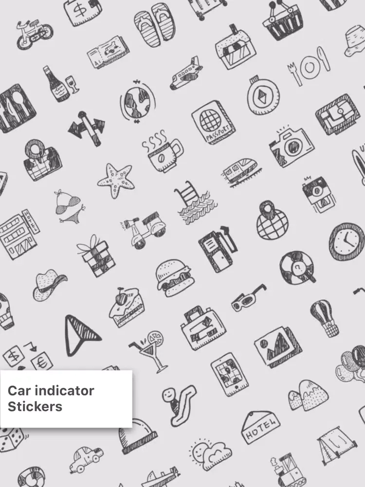 Magic Travel Stickers iPad 应用截图