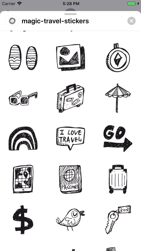 Magic Travel Stickers应用截图