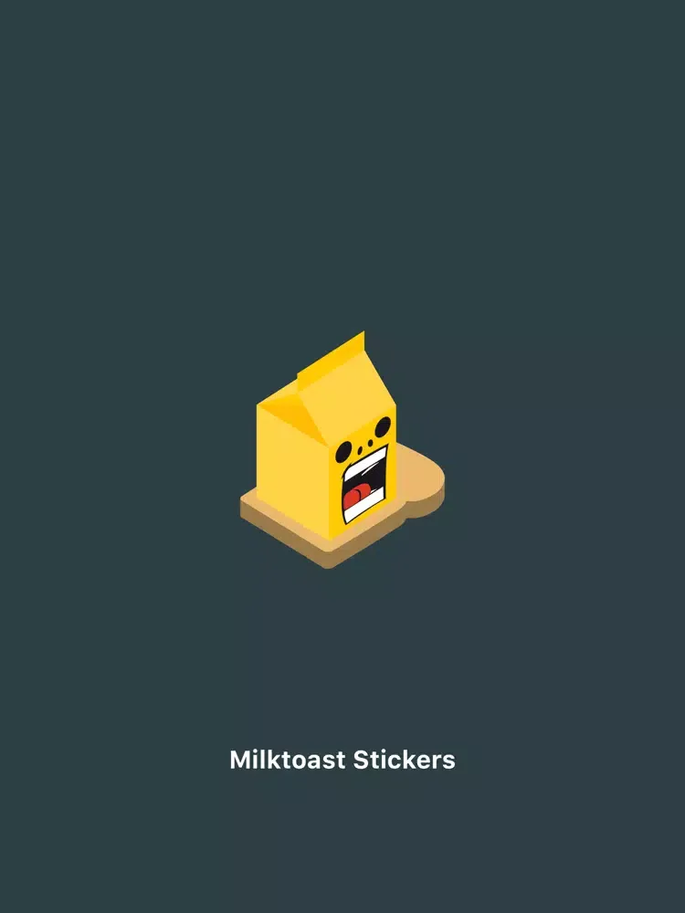 Milktoast Stickers iPad  Screenshots