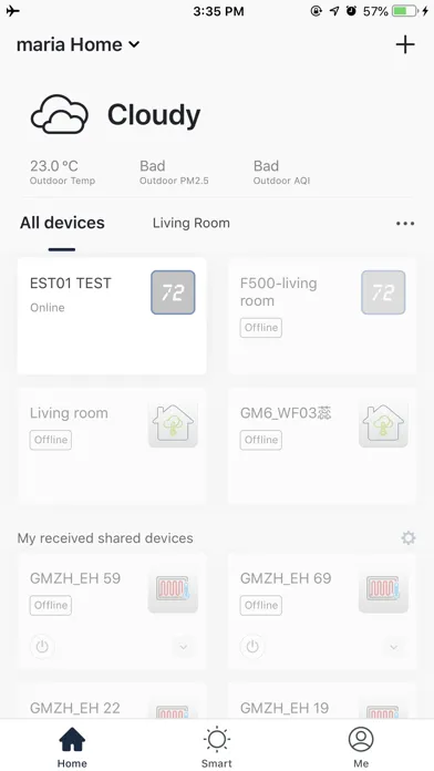 PLUS Thermostat Ekran Görüntüleri