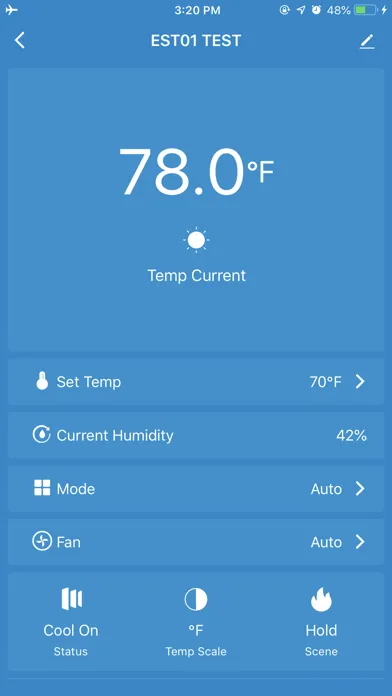 PLUS Thermostat Ekran Görüntüleri