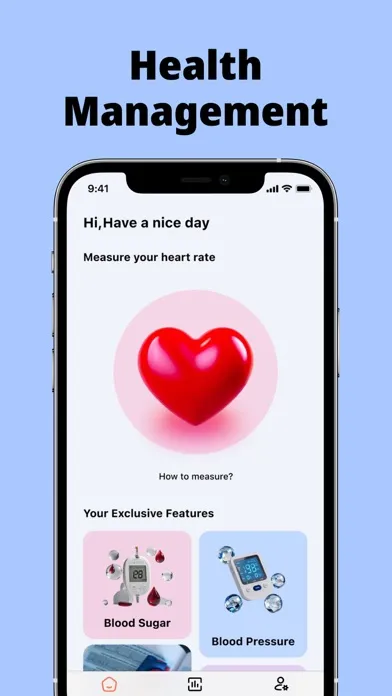Tangkapan layar Health Monitor: Pulse & Sugar