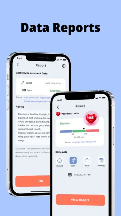 Tangkapan layar Health Monitor: Pulse & Sugar