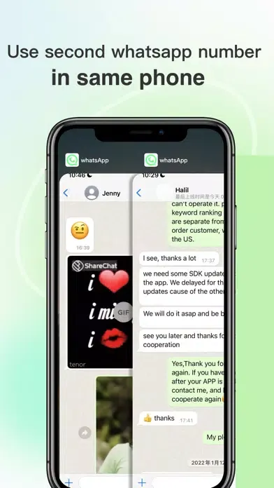 Dual WA Chat Messenger سکرین شاٹس