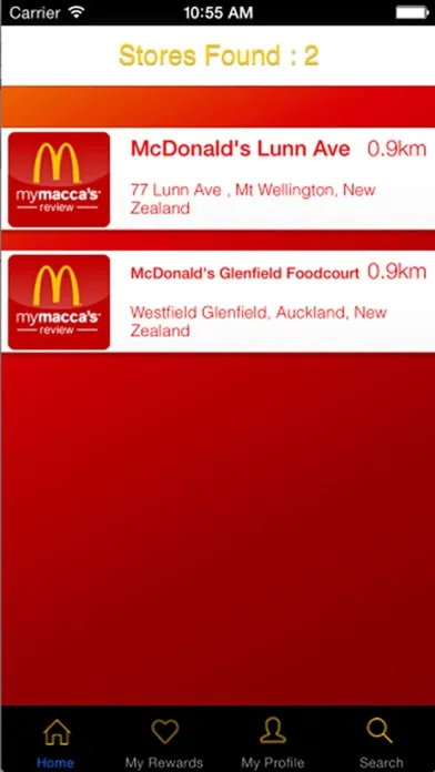 My Macca's Review Screenshots