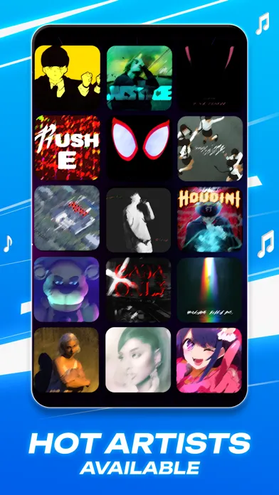Dream Tiles Saga: Music Game スクリーンショット