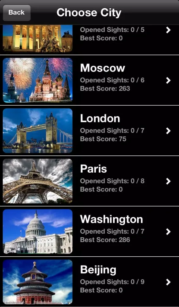 Travel Lines Lite - Find out more about the sights in famous cities Screenshots