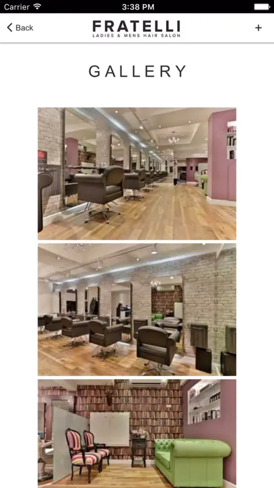 Captures d'écran de Fratelli Hair Salon