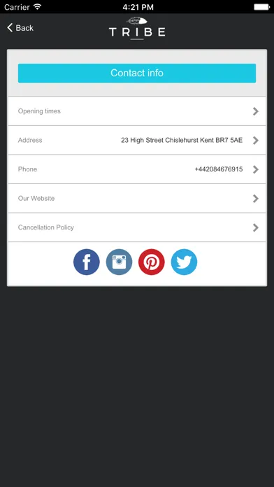 Tribe Salons Screenshots