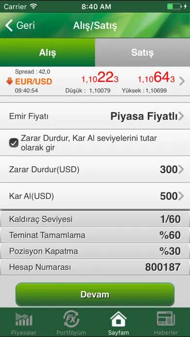 Garanti FX Trader Screenshots