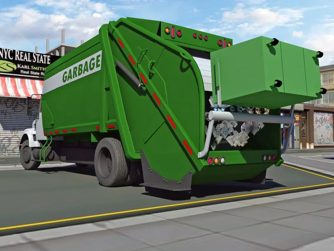 ภาพหน้าจอของ Garbage Truck Driving parking 3d simulator Game iPad 