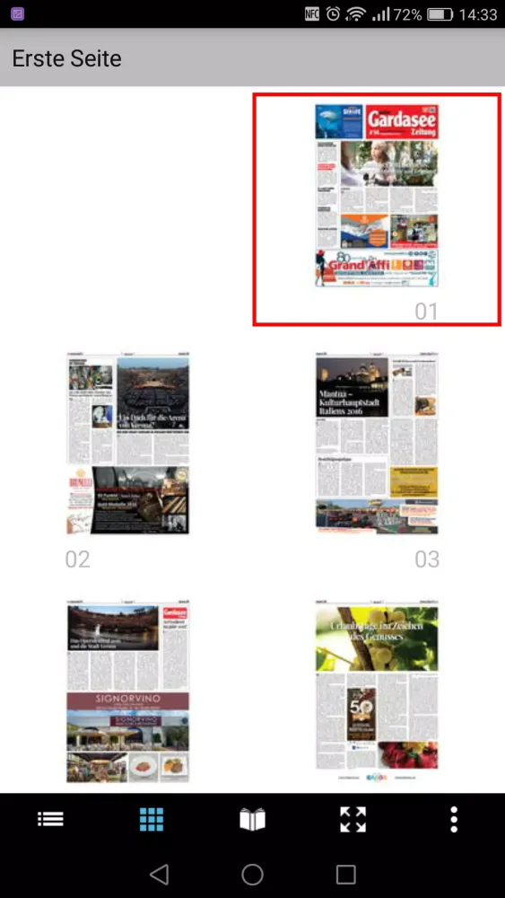 Ảnh chụp màn hình của Gardasee Zeitung
