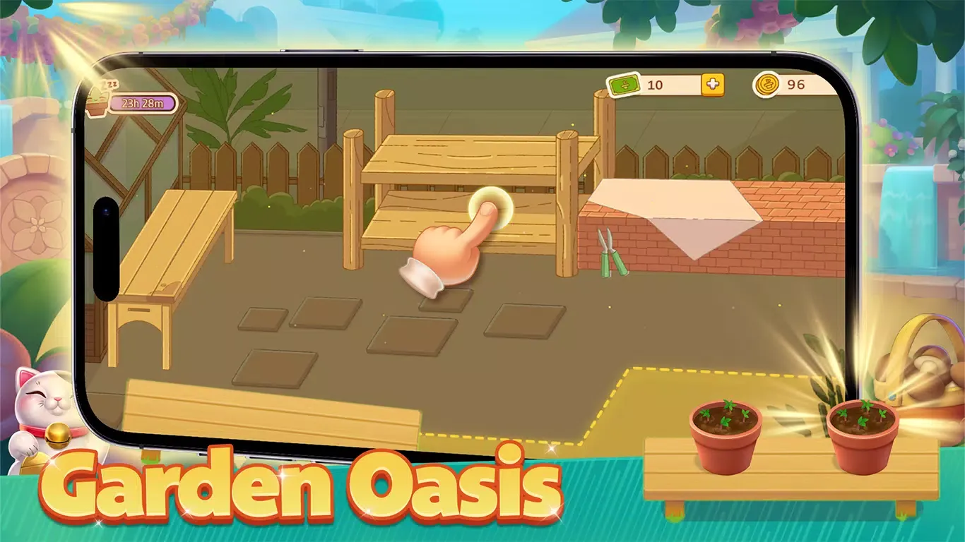 Garden Oasis Game Screenshots