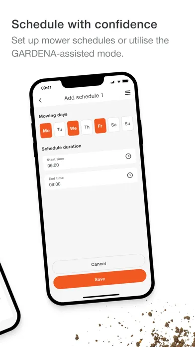 Zrzuty ekranu GARDENA Bluetooth App