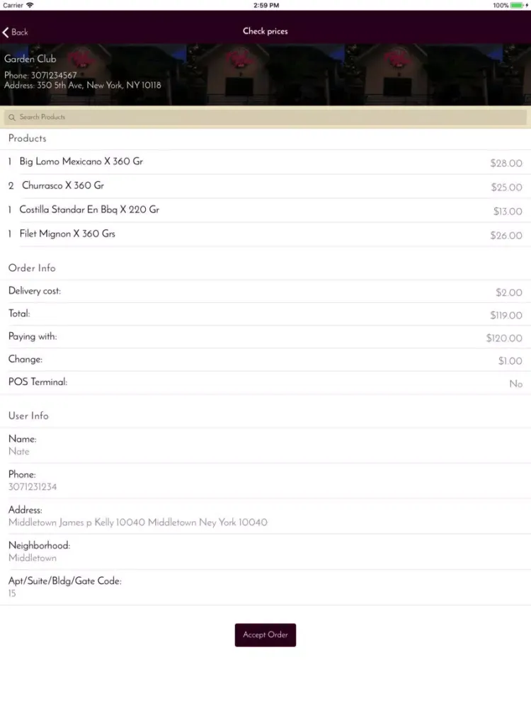 Garden Club Admin iPad 应用截图