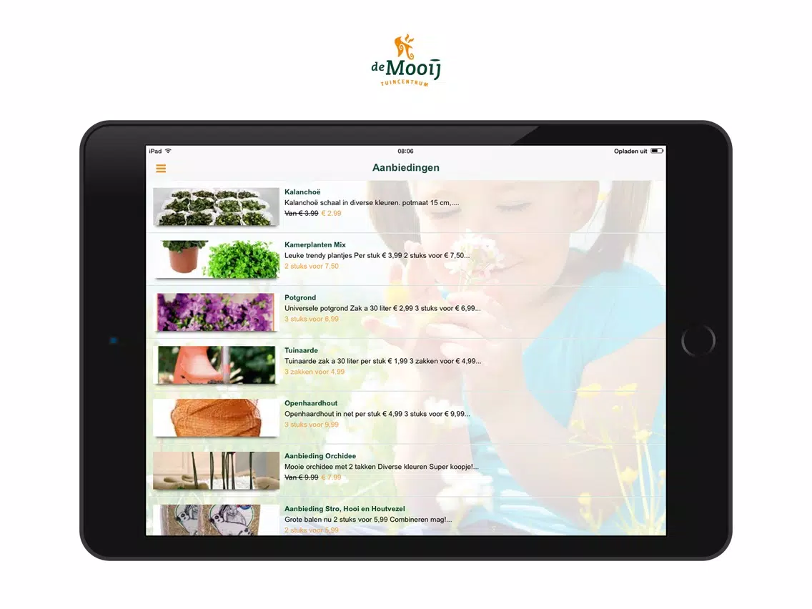 Zrzuty ekranu Tuincentrum de Mooij iPad 