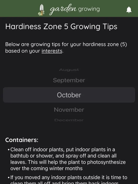 Ảnh chụp màn hình của Garden Growing iPad 