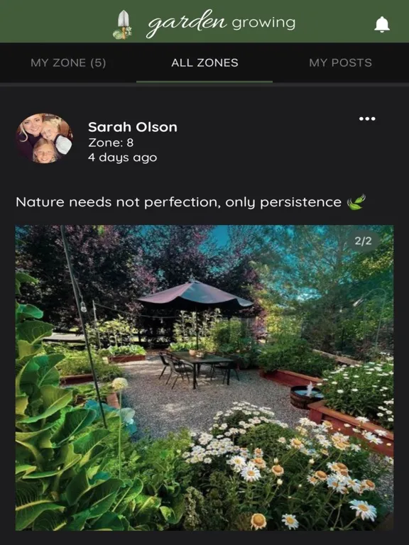Ảnh chụp màn hình của Garden Growing iPad 
