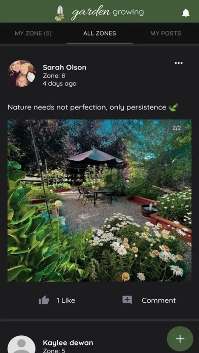 Ảnh chụp màn hình của Garden Growing