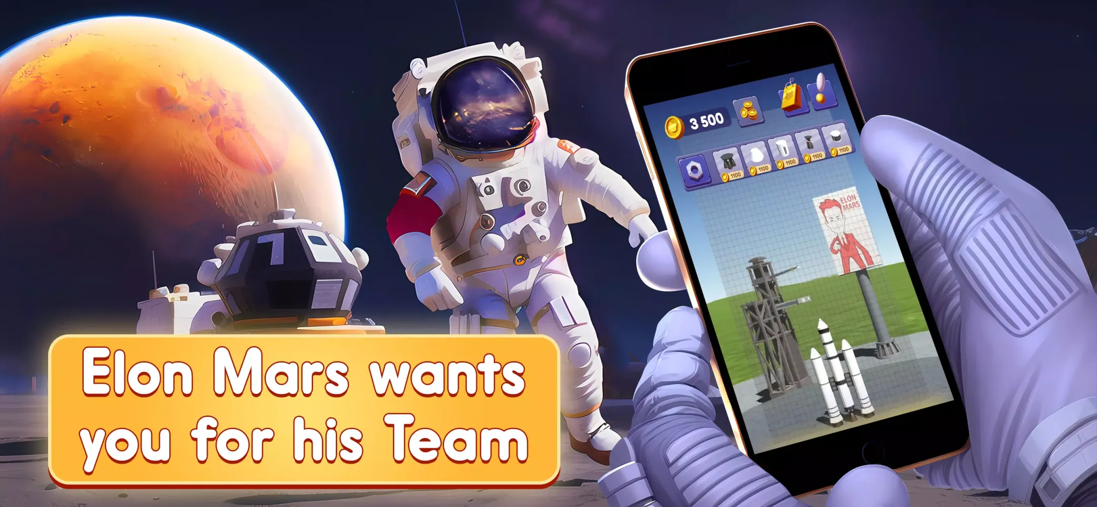 Capturas de pantalla de ElonMars Spaceflight Simulator