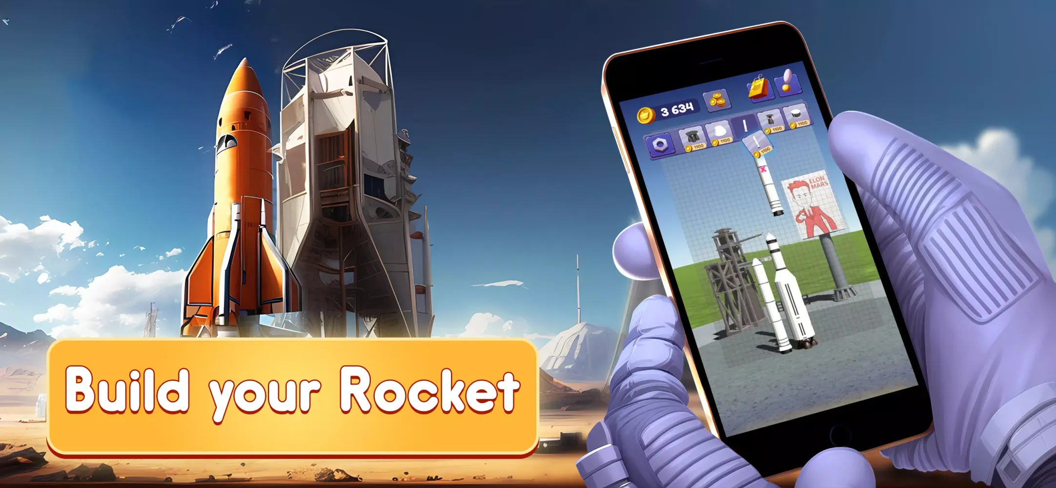 Capturas de pantalla de ElonMars Spaceflight Simulator