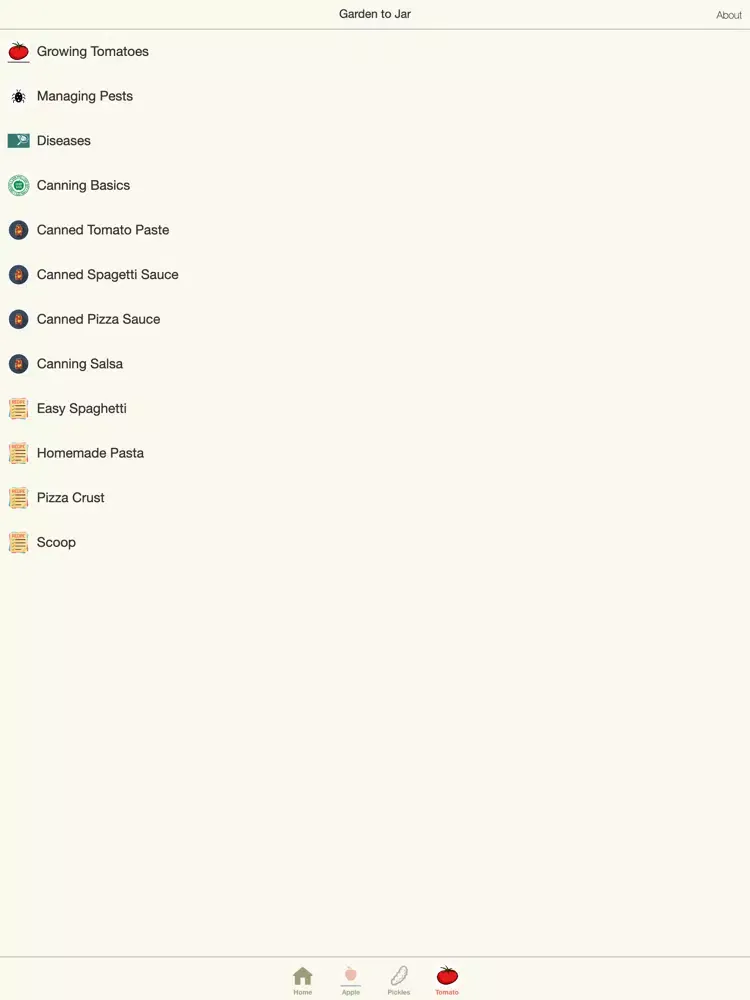 Garden to Jar iPad  Screenshots