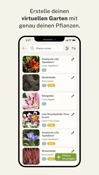 Capturas de tela do Gardify: Dein Garten Assistent