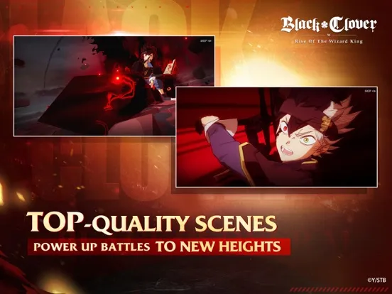 Capturas de tela do Black Clover M iPad 