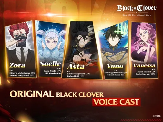 Capturas de tela do Black Clover M iPad 