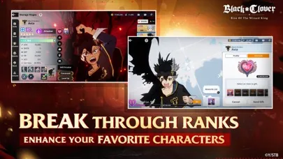 Capturas de tela do Black Clover M