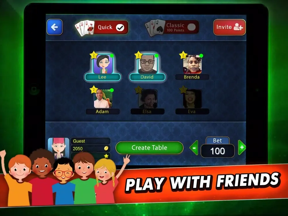 Gin Rummy League iPad  سکرین شاٹس