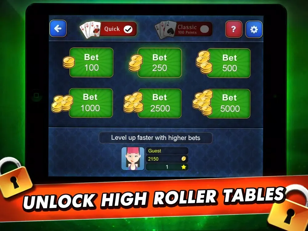Gin Rummy League iPad  سکرین شاٹس