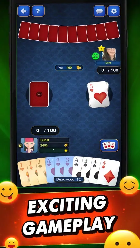 Gin Rummy League سکرین شاٹس