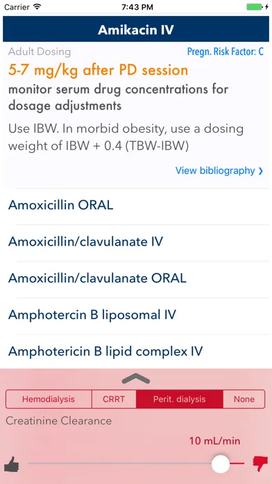 Tangkapan layar ABX Dosage