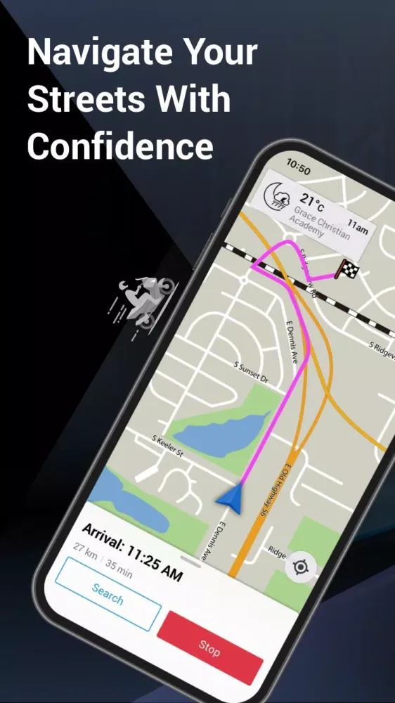 Screenshot di Garmin StreetCross