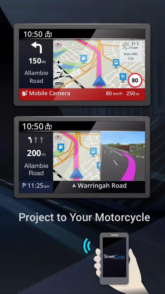 Screenshot di Garmin StreetCross