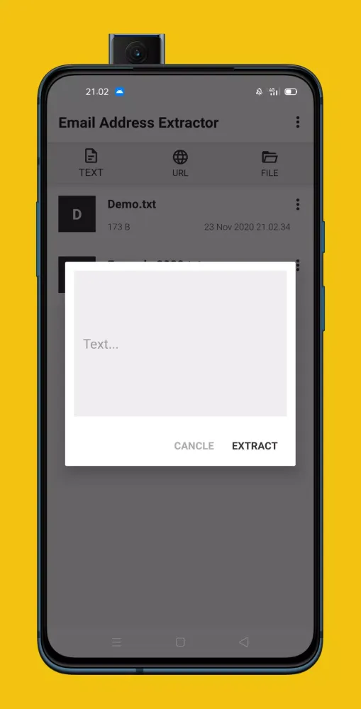 Email Address Extractor Screenshots