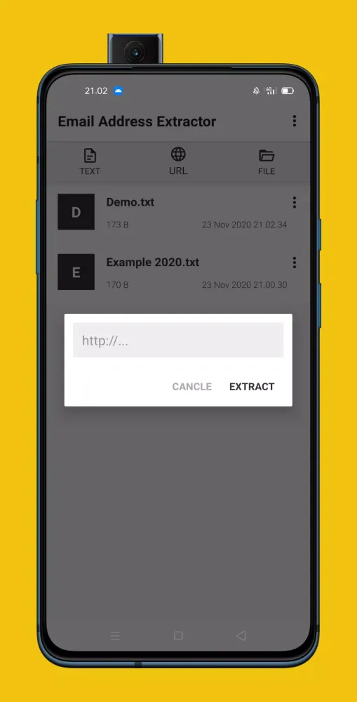 Email Address Extractor Screenshots