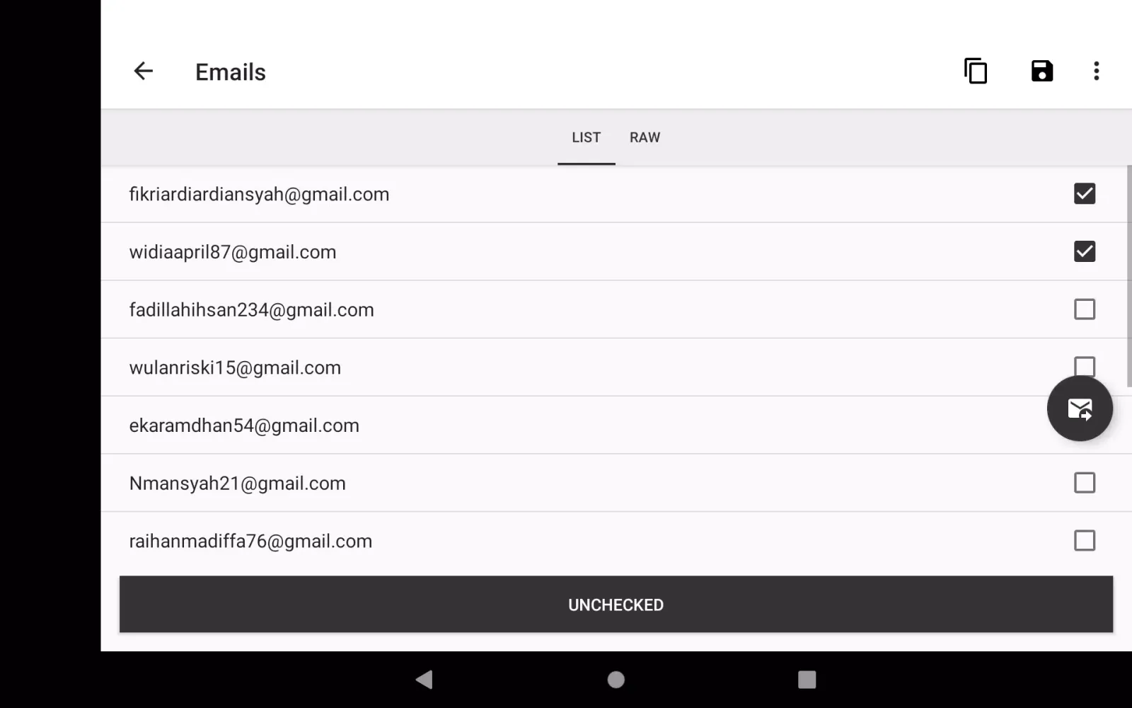 Email Address Extractor Screenshots